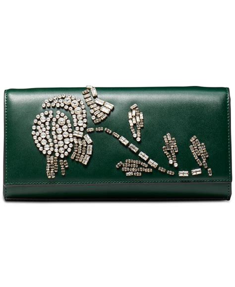 michael kors bellamie clutch|Bellamie Embellished Leather Clutch .